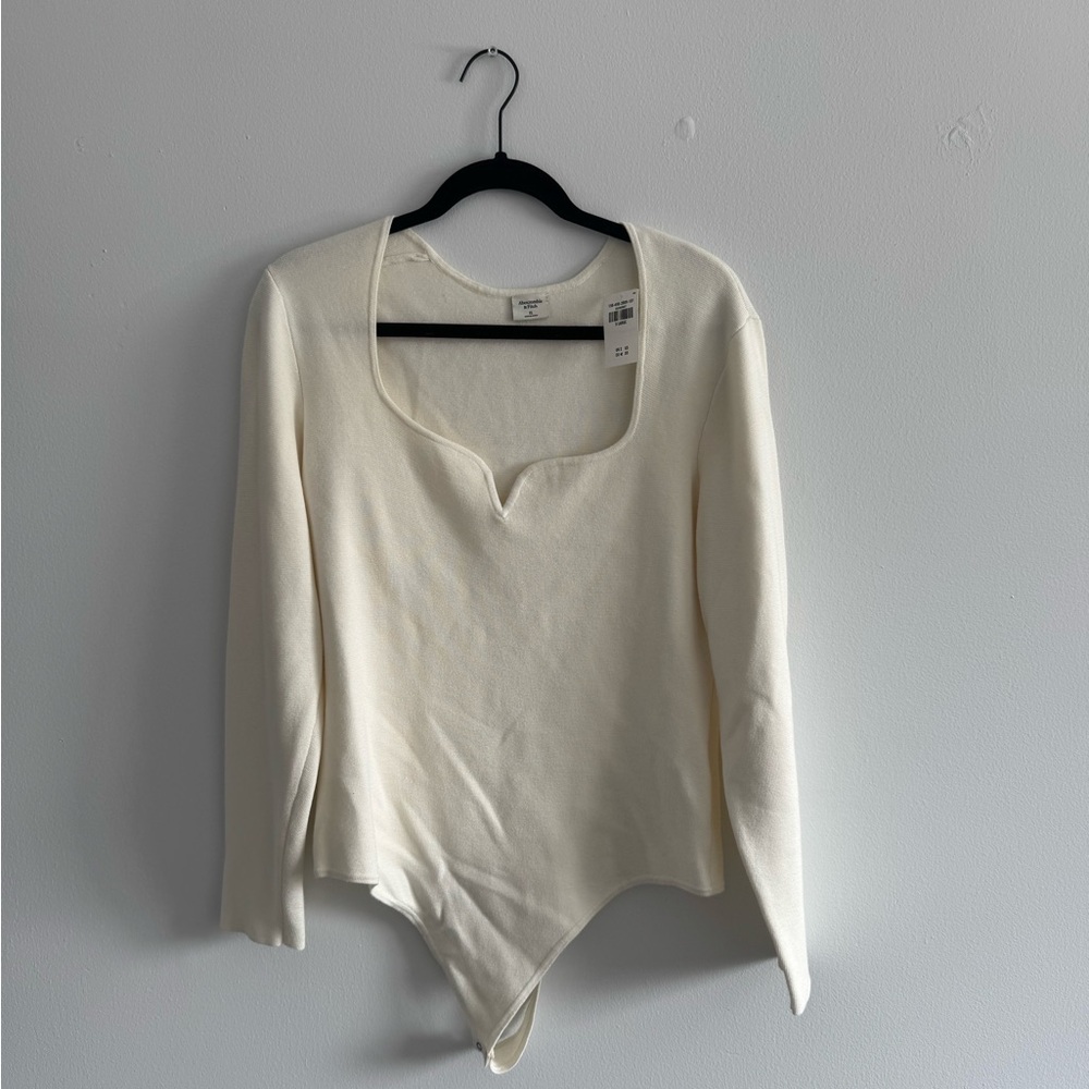 Abercrombie & Fitch Cream Bodysuit